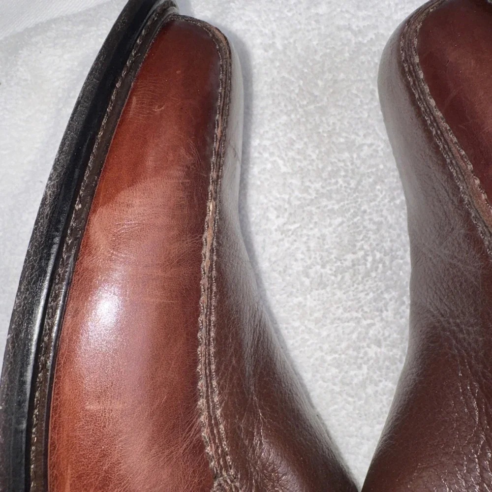 BOSTONIAN First Flex‎ Men's Brown Leather Slip On Loafer 22816 Size 10.5 M